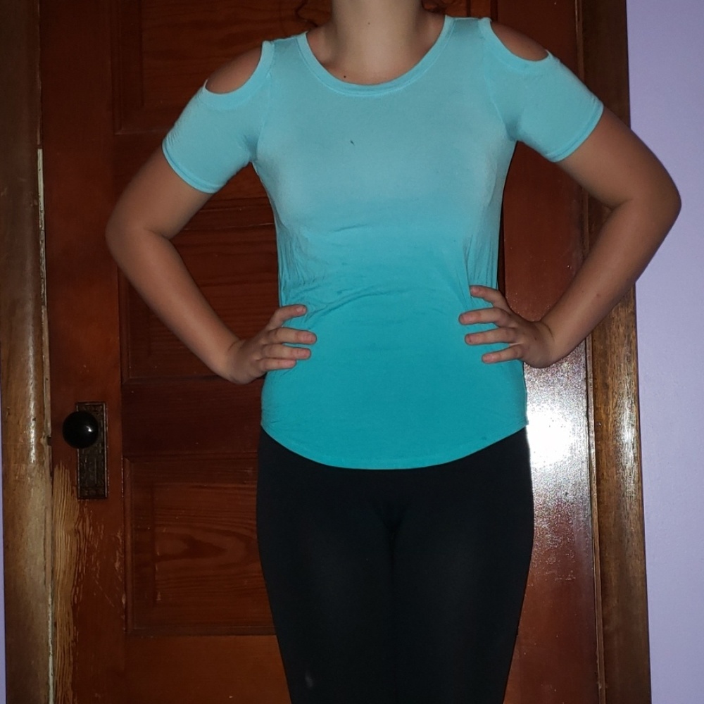 Blue ombre t-shirt